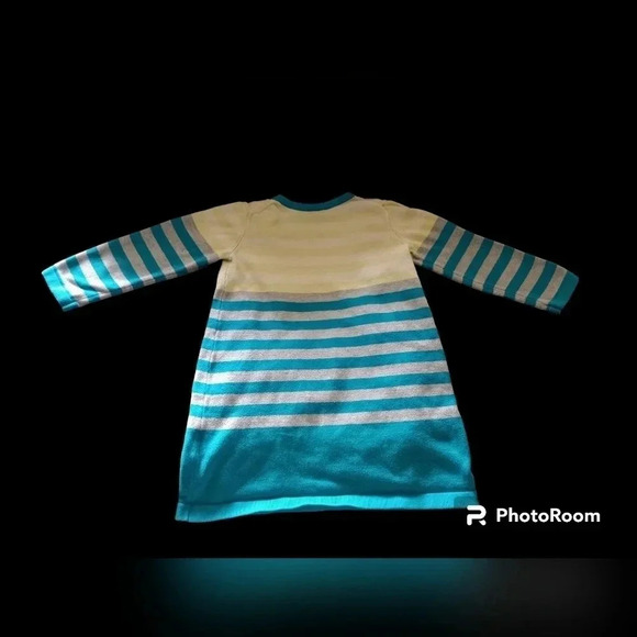 Hanna Andersson Other - Hanna Andersson Girls Long Sleeve Striped Sweater Dress 42”- 46” U.S. Si…
